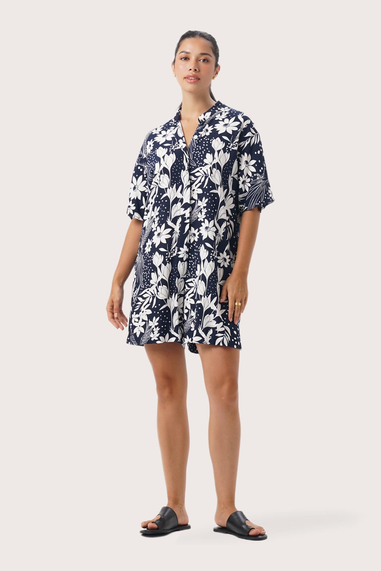 AYA Short Jumpsuit Navy