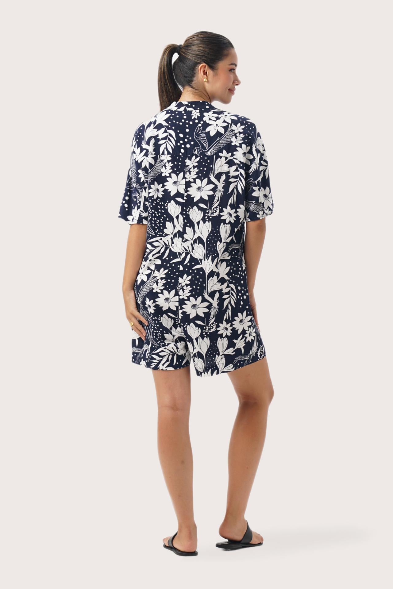 AYA Short Jumpsuit Navy