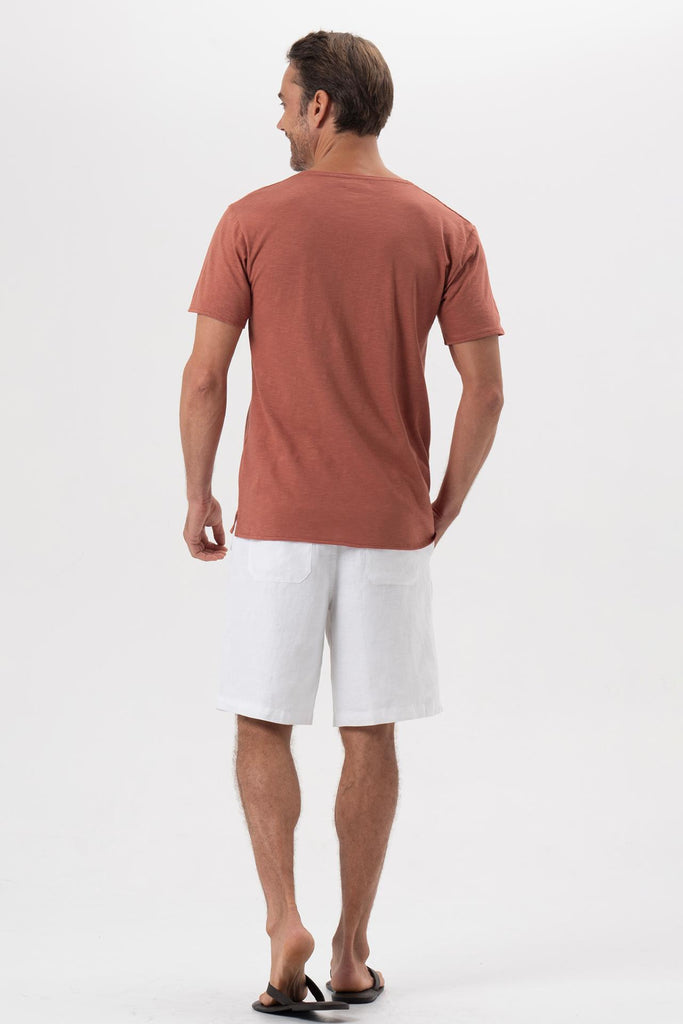 Aling T-Shirt Khaki Red