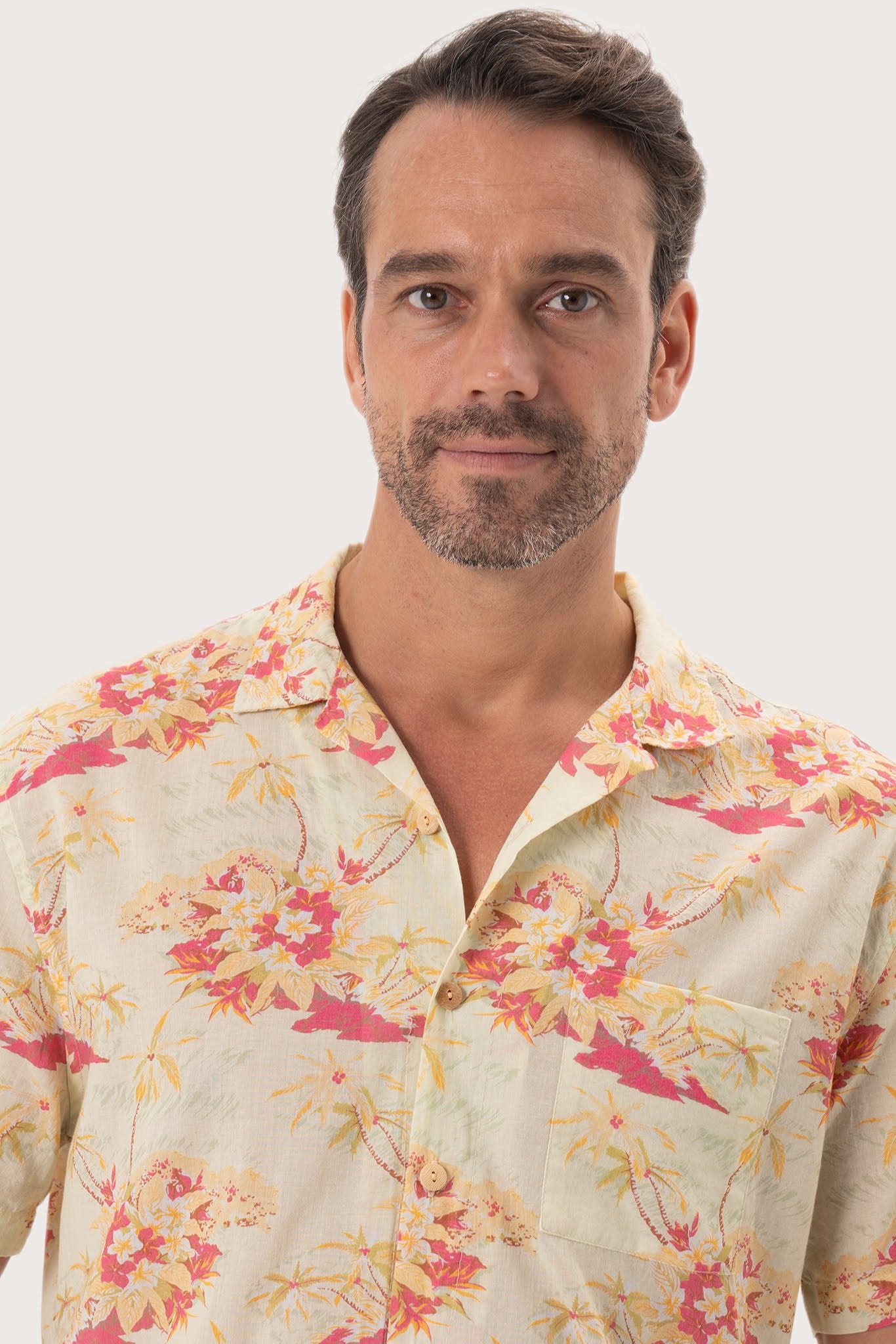 Alola Cotton Shirt Island Light Yellow