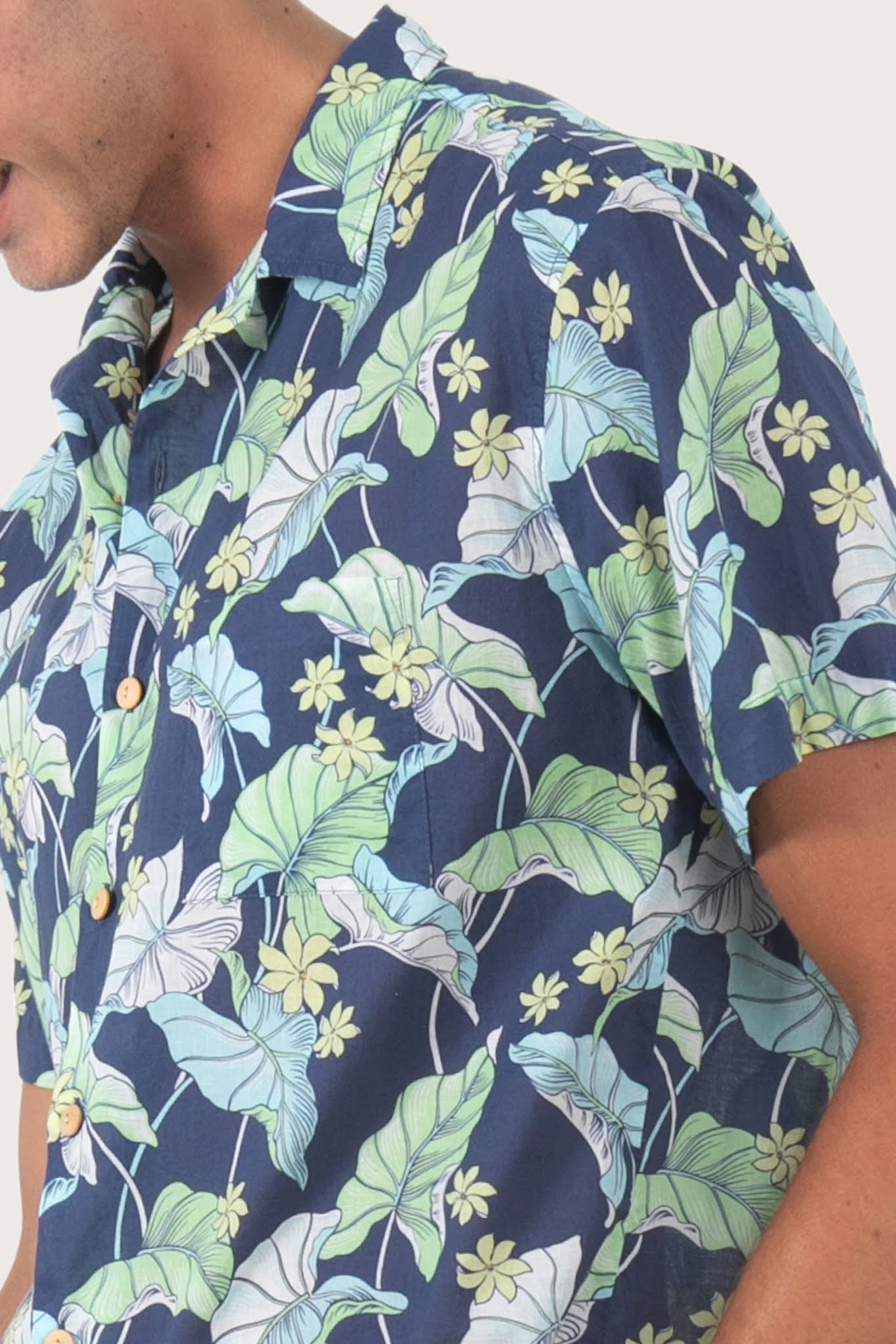 Alola Cotton Shirt Laguna Bloo