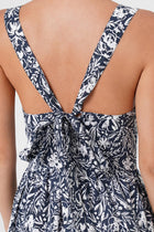 Amara Linen Dress Navy