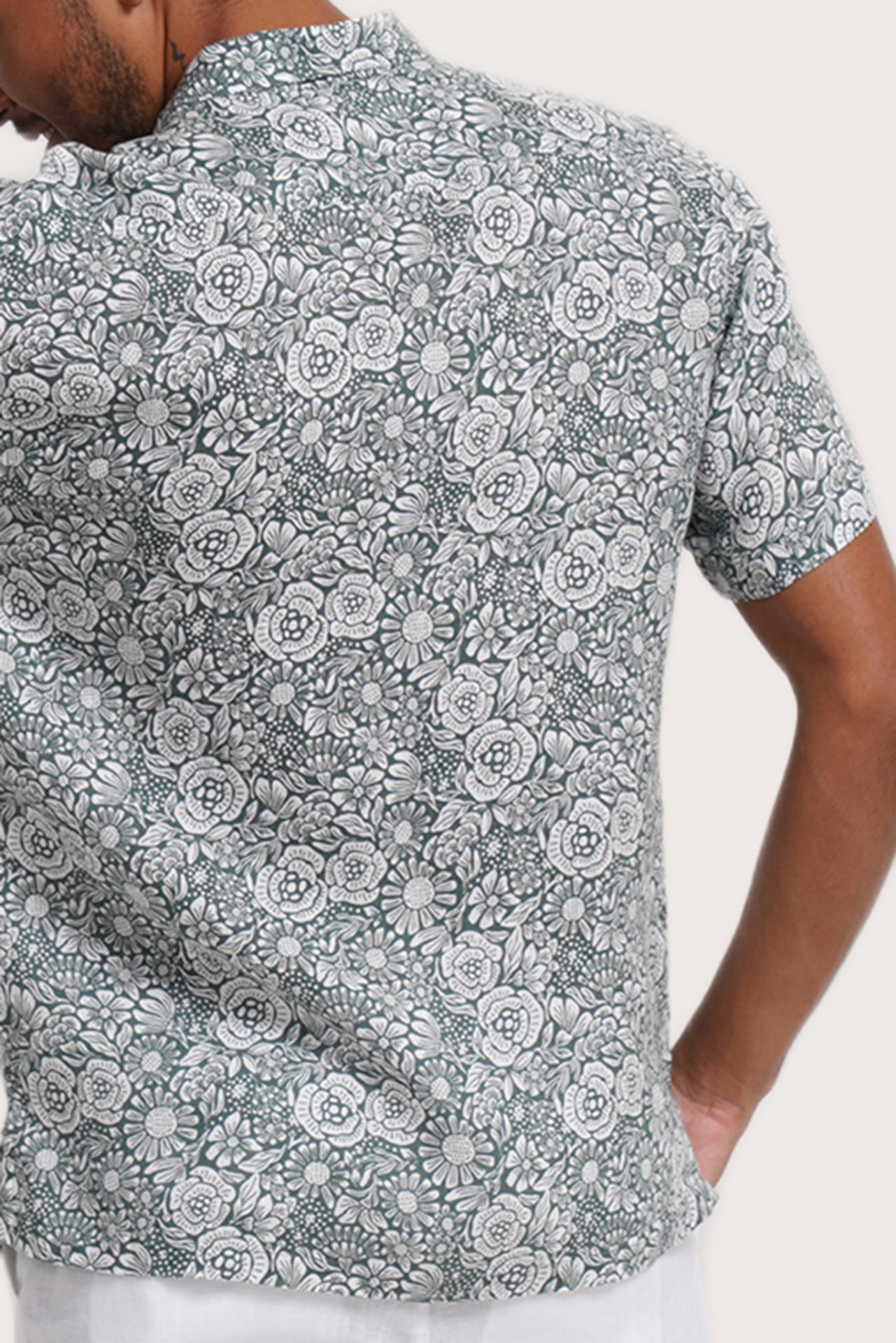 Angkasa Linen Shirt Flower Bloom