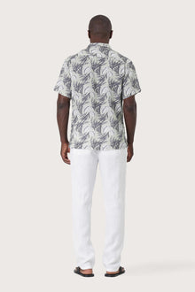 Angkasa Linen Shirt Heart Leaves