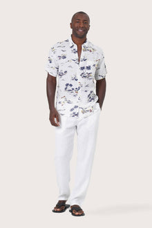 Angkasa Linen Shirt Island Sail