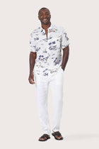 Angkasa Linen Shirt Island Sail