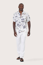 Angkasa Linen Shirt Island Sail