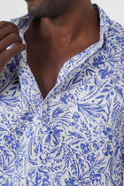 Angkasa Linen Shirt Jungle Leaves