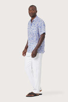 Angkasa Linen Shirt Jungle Leaves