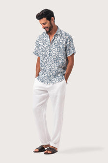 Angkasa Linen Shirt tropical Fruit Cielo