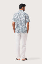 Angkasa Linen Shirt tropical Fruit Cielo