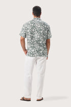 Angkasa Linen Shirt tropical Fruit Verde