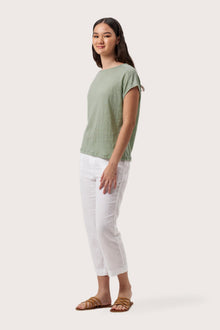 Aria Linen T-Shirt Sage