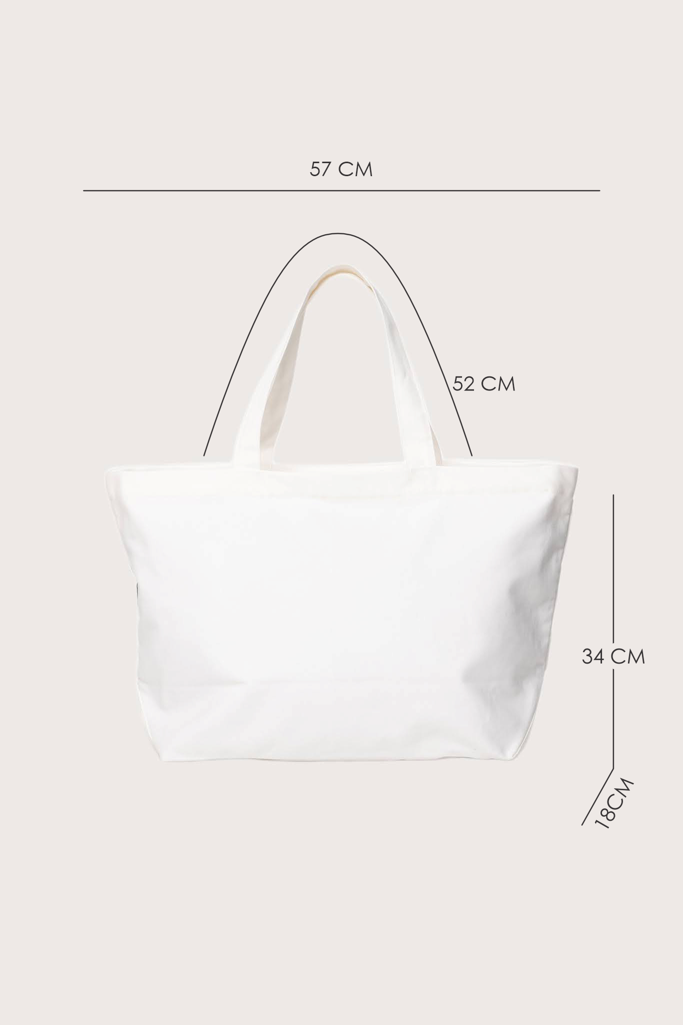 Kaia Cotton Bag White