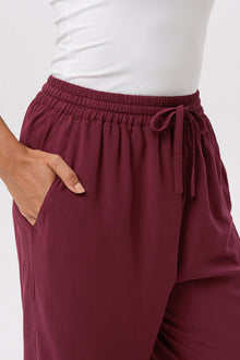Maya drawstring pants Brick