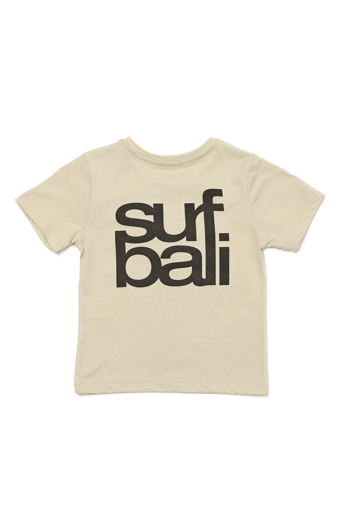 Kids T-shirt SURF BALI KHAKI