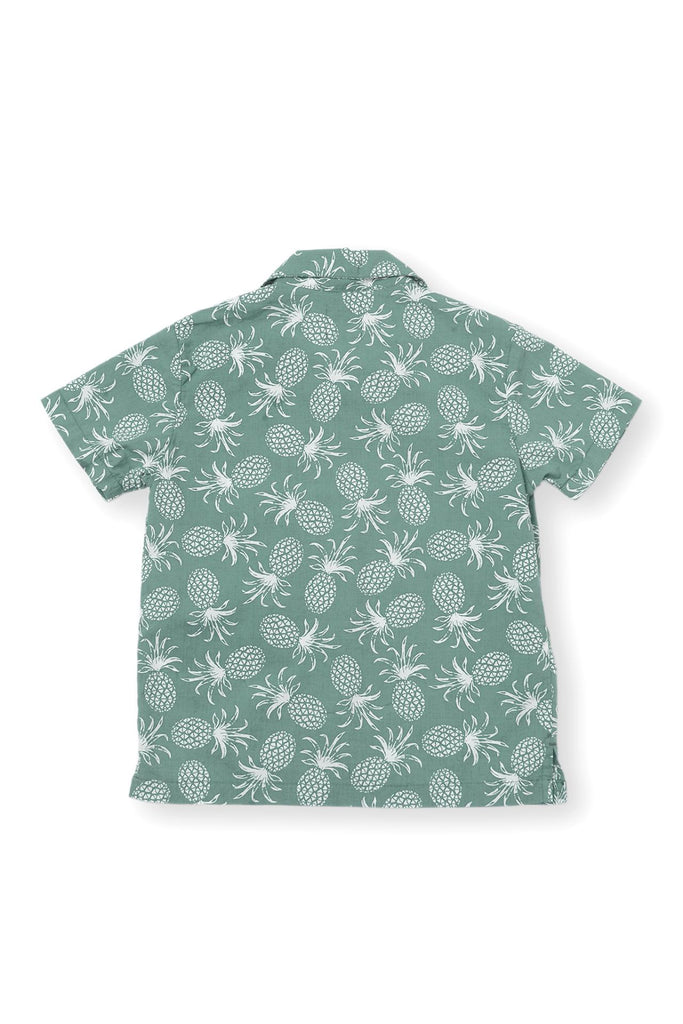 Bali Tropical Shirt SS Green