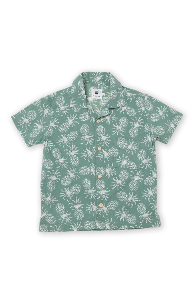 Bali Tropical Shirt SS Green