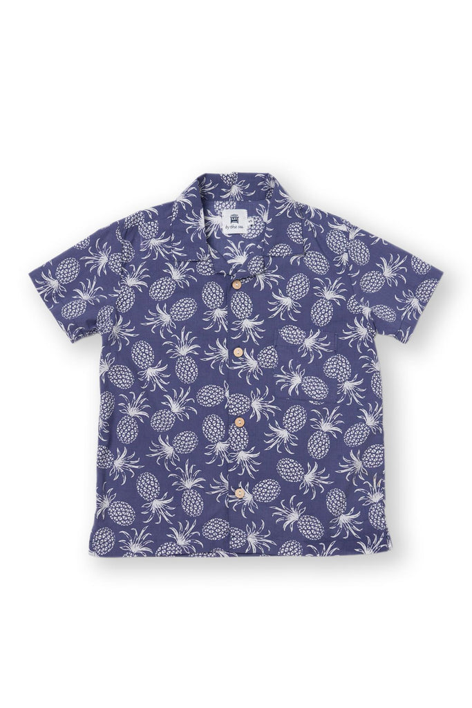 Bali Tropical Shirt SS Purple