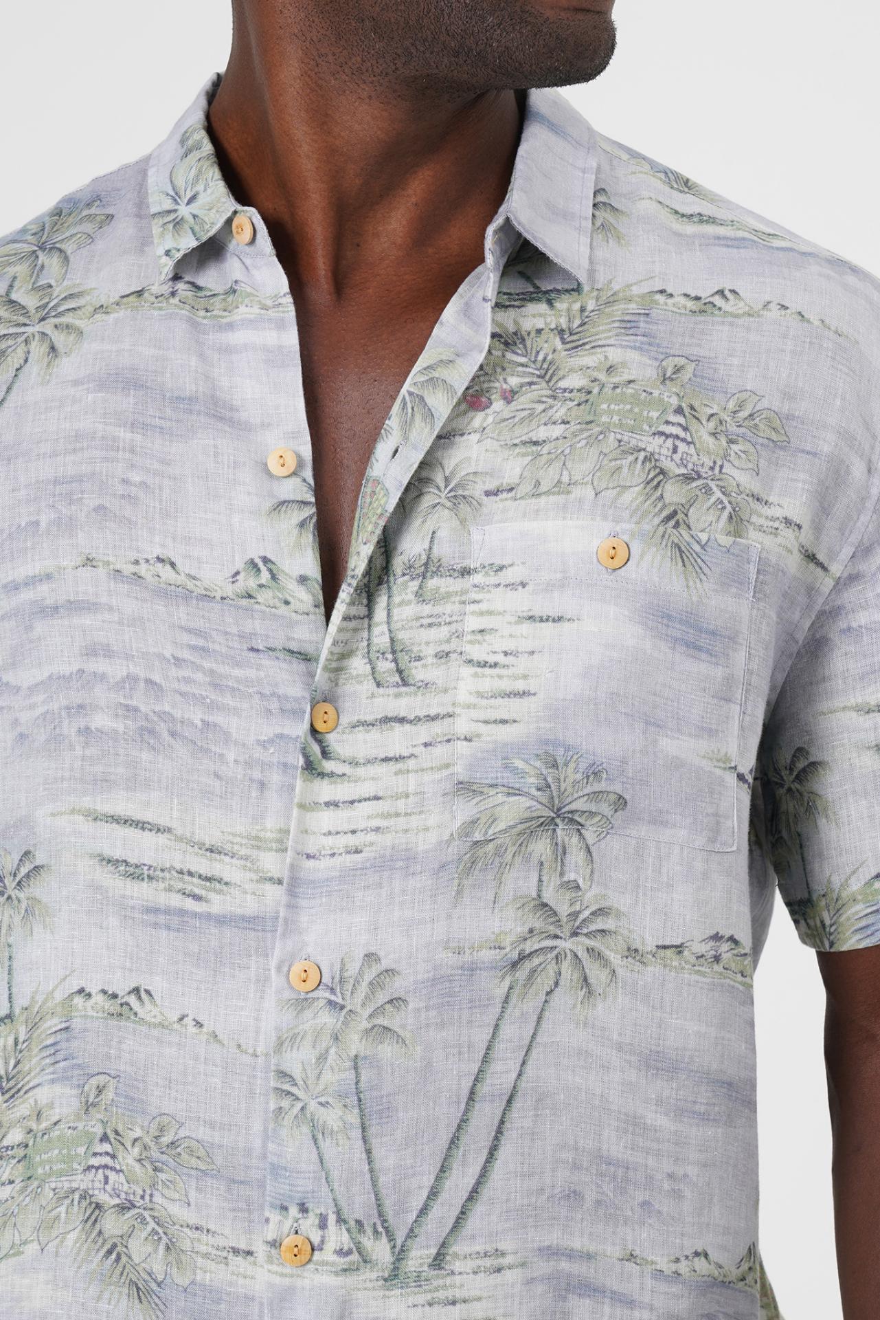 Baloo Short Sleeve Linen Shirt By The Island