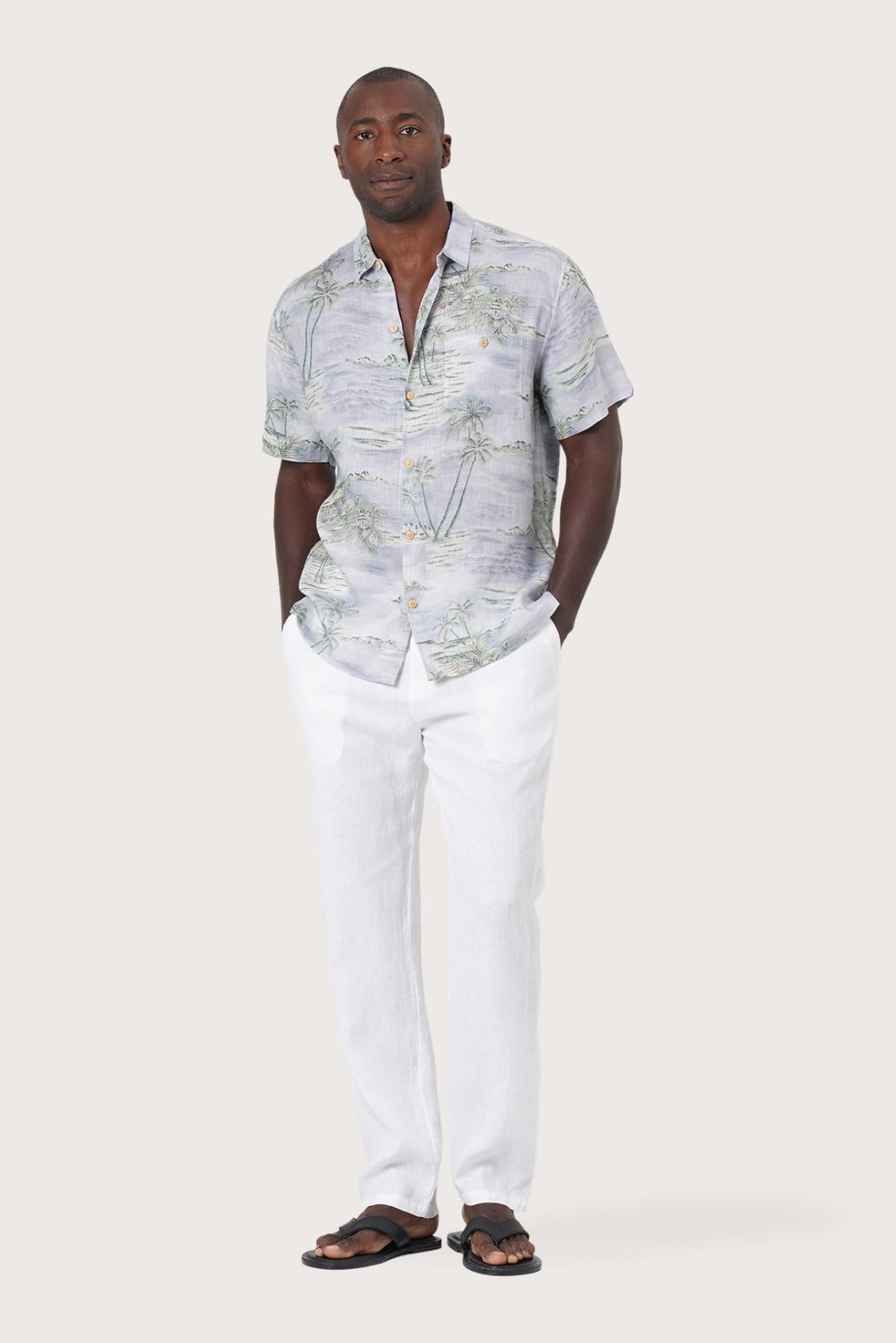 Baloo Short Sleeve Linen Shirt By The Island