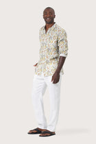 Baron Linen Shirt Autumn Forest