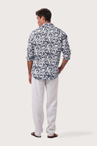 Baron Linen Shirt Bamboo White