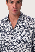 Baron Linen Shirt Bamboo White