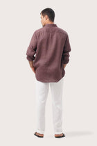 Baron Linen Shirt Choco