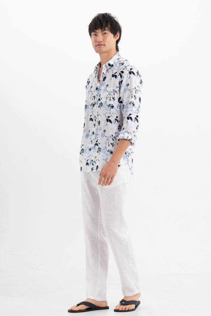 Baron linen shirt Flower