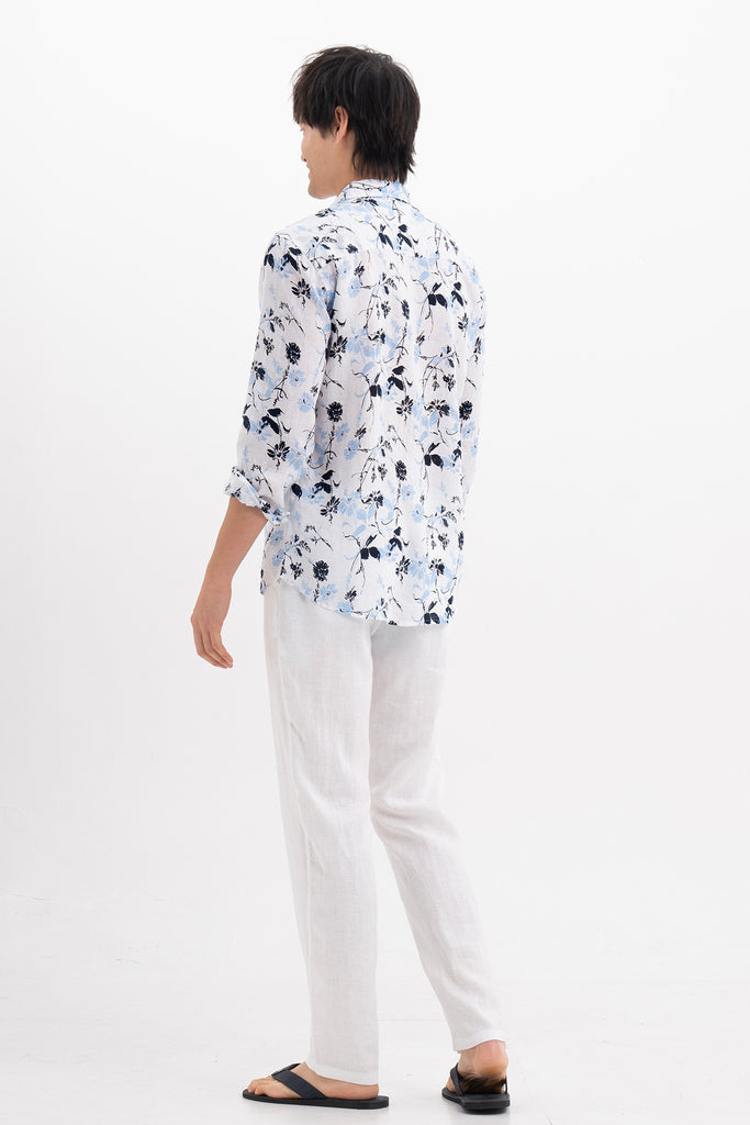 Baron linen shirt Flower