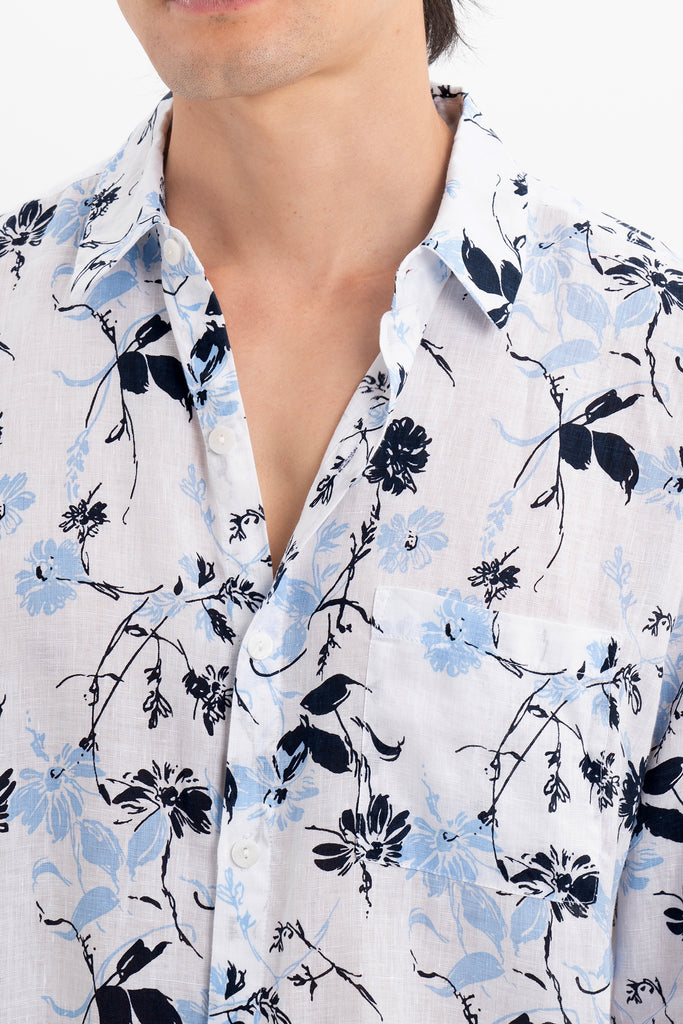 Baron linen shirt Flower