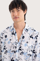 Baron Linen Shirt  Flower