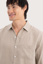 Baron Linen Shirt Grey