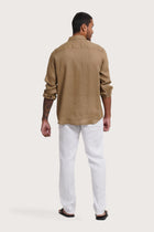 Baron Linen Shirt Khaki