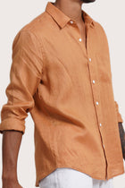Baron Linen Shirt Light Turmeric