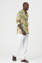 Baron Linen Shirt Tropis