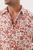 Baron Linen Shirt tropical Fruit