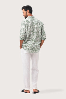 Baron Linen Shirt tropical Fruit