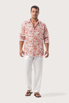 Baron Linen Shirt tropical Fruit