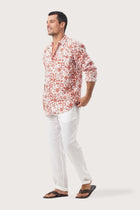 Baron Linen Shirt tropical Fruit