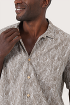 Baronang Cotton Shirt Bamboo Leaves