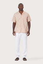 Baronang Cotton Shirt Bamboo Leaves