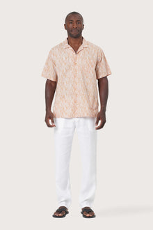 Baronang Cotton Shirt Bamboo Leaves