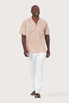 Baronang Cotton Shirt Bamboo Leaves