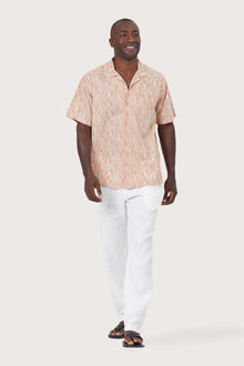 Baronang Cotton Shirt Bamboo Leaves