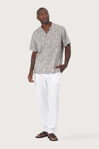 Baronang Cotton Shirt Bamboo Leaves