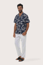 Baronang Cotton Shirt Island Palm