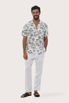 Baronang Cotton Shirt Island Palm