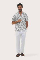 Baronang Cotton Shirt Island Palm